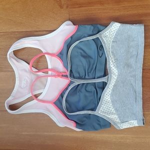 Bundle of Champion, Reebok, GapBody Racerback Sports Bras XS